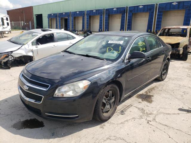 1G1ZC5EB9A4149886 - 2010 CHEVROLET MALIBU 1LT შავი ფოტო 2