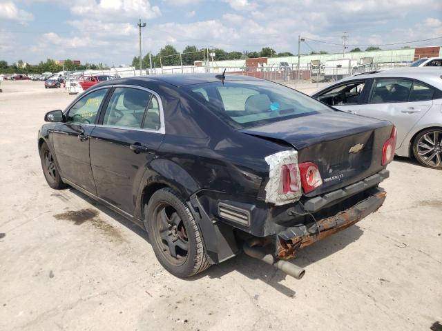 1G1ZC5EB9A4149886 - 2010 CHEVROLET MALIBU 1LT შავი ფოტო 3