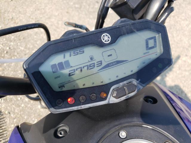 JYARM27E6JA002139 - 2018 YAMAHA MT07 BLUE photo 8