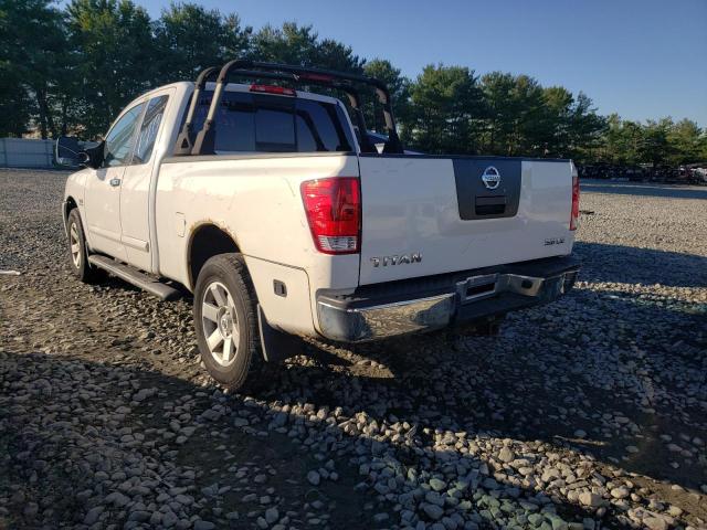 1N6AA06B24N520507 - 2004 NISSAN TITAN WHITE photo 3