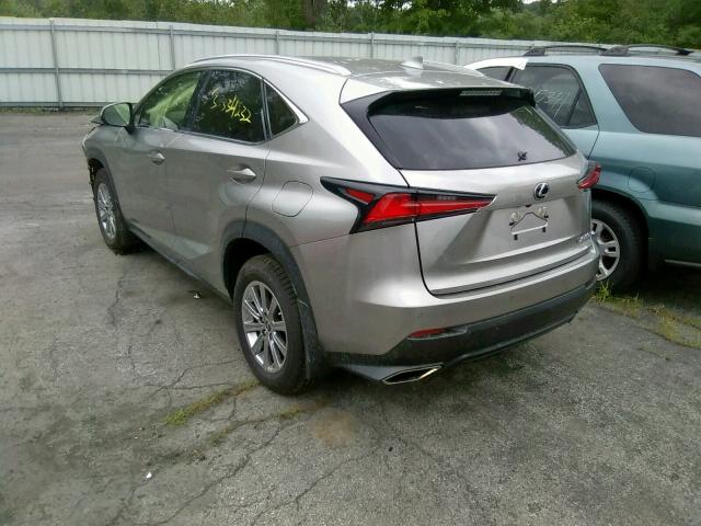 JTJDARDZXM2263003 - 2021 LEXUS NX 300 BAS SILVER photo 3