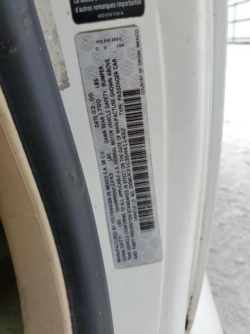 3VWCK31C35M411492 - 2005 VOLKSWAGEN NEW BEETLE 白色 照片 10