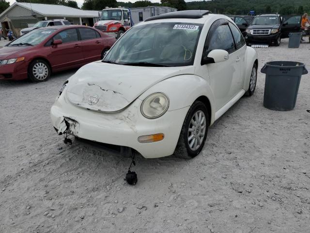 3VWCK31C35M411492 - 2005 VOLKSWAGEN NEW BEETLE 白色 照片 2