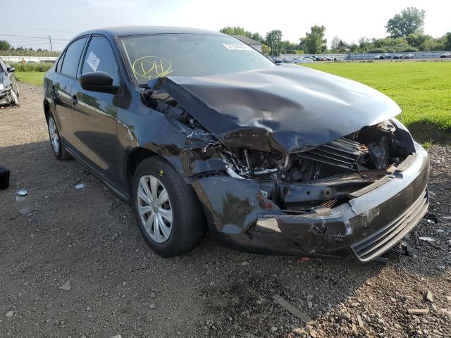 3VW2K7AJ3DM266261 - 2013 VOLKSWAGEN JETTA BASE BLACK photo 1