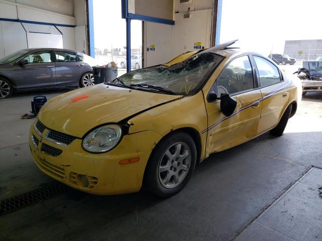 1B3ES56C33D153601 - 2003 DODGE NEON SXT YELLOW photo 2