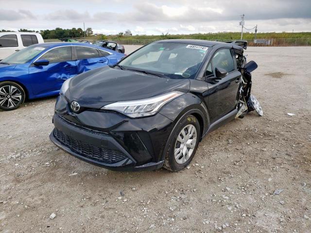 NMTKHMBX1MR131541 - 2021 TOYOTA C-HR XLE BLACK photo 2