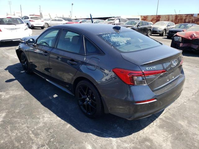 2HGFE2F52NH586490 - 2022 HONDA CIVIC SPOR GRAY photo 3