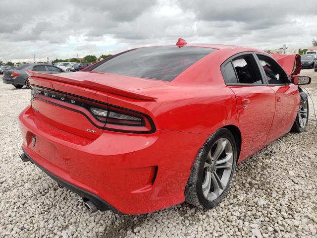 2C3CDXHG3LH208440 - 2020 DODGE CHARGER GT RED photo 4