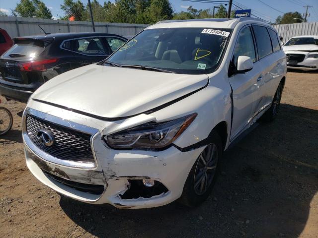 5N1DL0MM1LC512239 - 2020 INFINITI QX60 LUXE WHITE photo 2