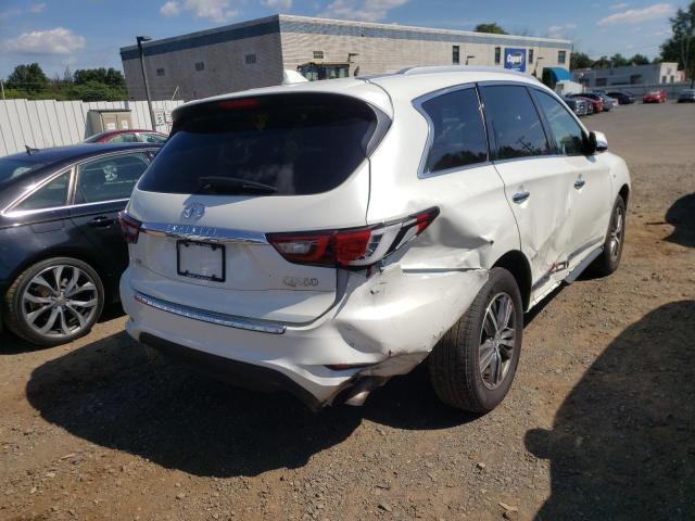 5N1DL0MM1LC512239 - 2020 INFINITI QX60 LUXE WHITE photo 4