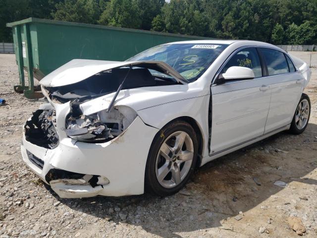 1G1ZH57B294243506 - 2009 CHEVROLET MALIBU 1LT WHITE photo 2