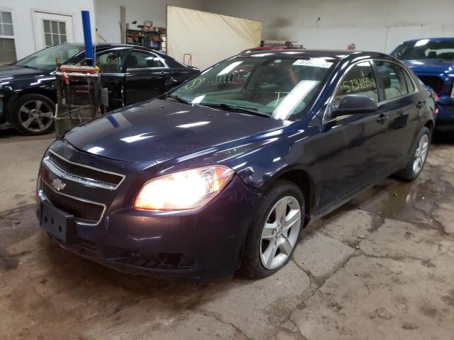 1G1ZA5EU6BF375378 - 2011 CHEVROLET MALIBU LS BLUE photo 2