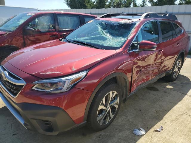 4S4BTANC8L3232885 - 2020 SUBARU OUTBACK LI RED photo 9