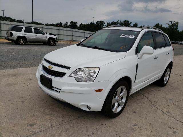 3GNAL4EK5ES636272 - 2014 CHEVROLET CAPTIVA LT WHITE photo 2