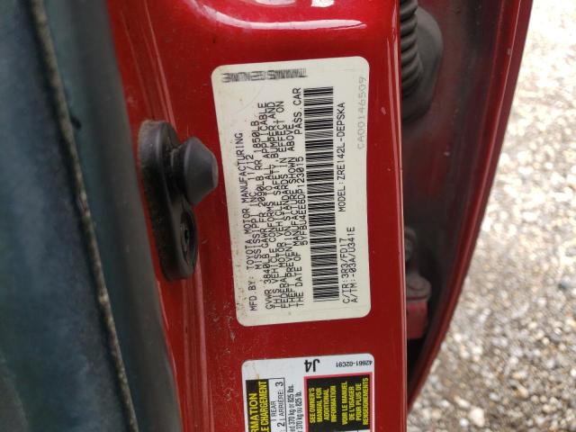 5YFBU4EE6DP123015 - 2013 TOYOTA COROLLA BASE  照片 10