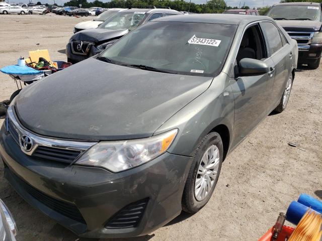 4T1BF1FK5EU746705 - 2014 TOYOTA CAMRY L GREEN photo 2