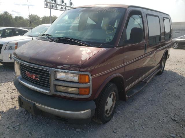 1GDFG15M6W1004284 - 1998 GMC SAVANA RV MAROON photo 2