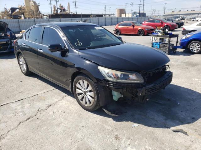 1HGCR2F89DA114222 - 2013 HONDA ACCORD EXL BLACK photo 1