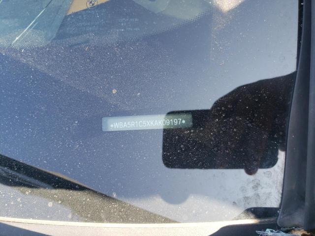 WBA5R1C5XKAK09197 - 2019 BMW 330I BLACK photo 10