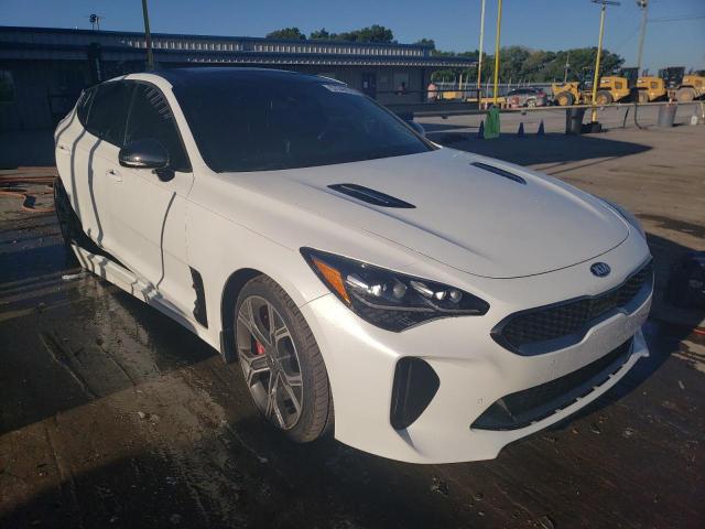 KNAE55LCXJ6029964 - 2018 KIA STINGER GT WHITE photo 1