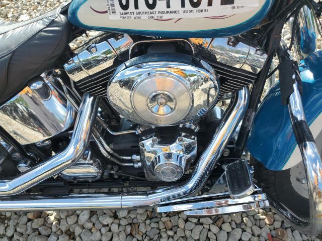 1HD1BMY161Y017731 - 2001 HARLEY-DAVIDSON FLSTF BLUE photo 7