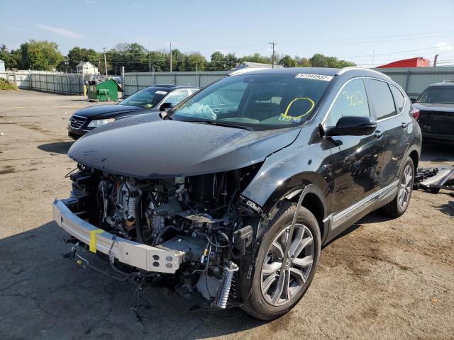 5J6RT6H9XNL014900 - 2022 HONDA CR-V TOURI BLACK photo 2