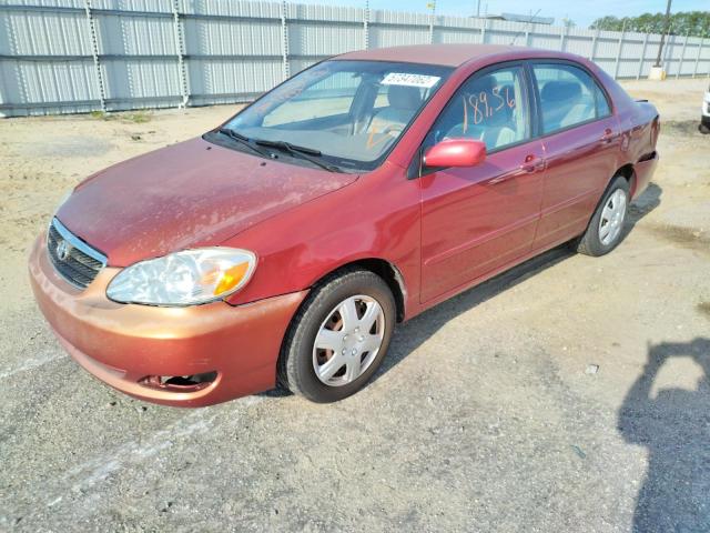 1NXBR30EX6Z662242 - 2006 TOYOTA COROLLA RED photo 2