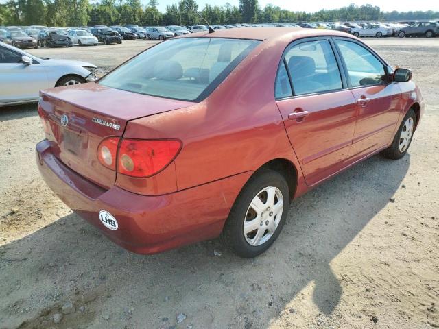 1NXBR30EX6Z662242 - 2006 TOYOTA COROLLA RED photo 4