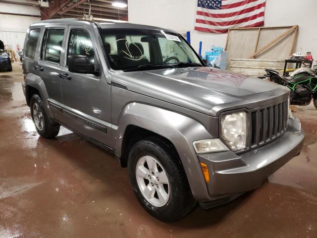 1C4PJMAK9CW158261 - 2012 JEEP LIBERTY SP GRAY photo 1