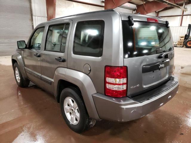 1C4PJMAK9CW158261 - 2012 JEEP LIBERTY SP GRAY photo 3