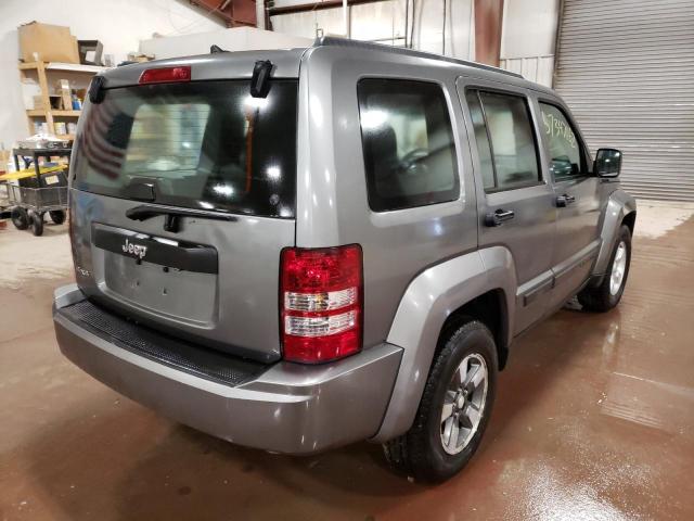 1C4PJMAK9CW158261 - 2012 JEEP LIBERTY SP GRAY photo 4