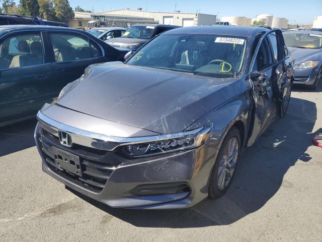 1HGCV1F18LA099252 - 2020 HONDA ACCORD LX GRAY photo 2