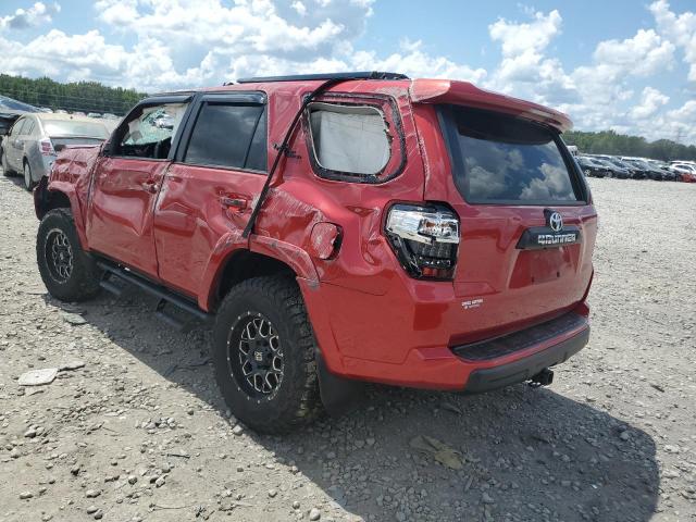 JTEBU5JR6K5631408 - 2019 TOYOTA 4 RUNNER RED photo 3