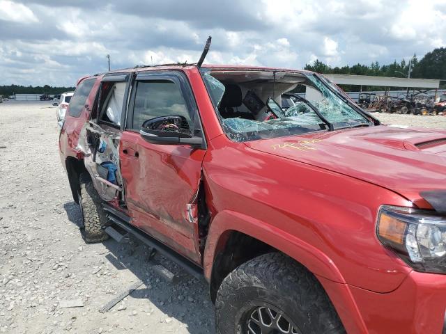 JTEBU5JR6K5631408 - 2019 TOYOTA 4 RUNNER RED photo 9