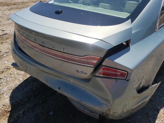 3LN6L2LU3DR813619 - 2013 LINCOLN MKZ HYBRID SILVER photo 9