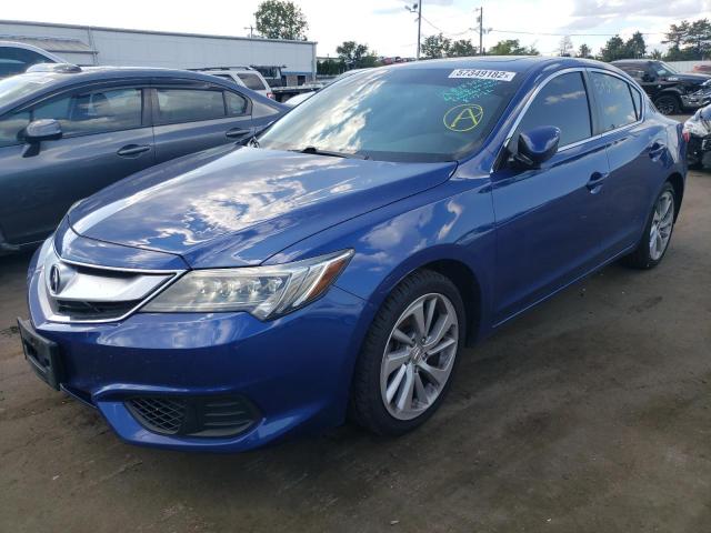 19UDE2F39HA009528 - 2017 ACURA ILX BASE W BLUE photo 2