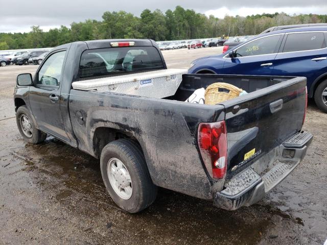1GCCS249188183725 - 2008 CHEVROLET COLORADO L BLACK photo 3