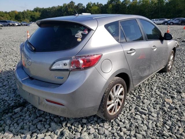 JM1BL1L78D1751068 - 2013 MAZDA 3 I SILVER photo 4