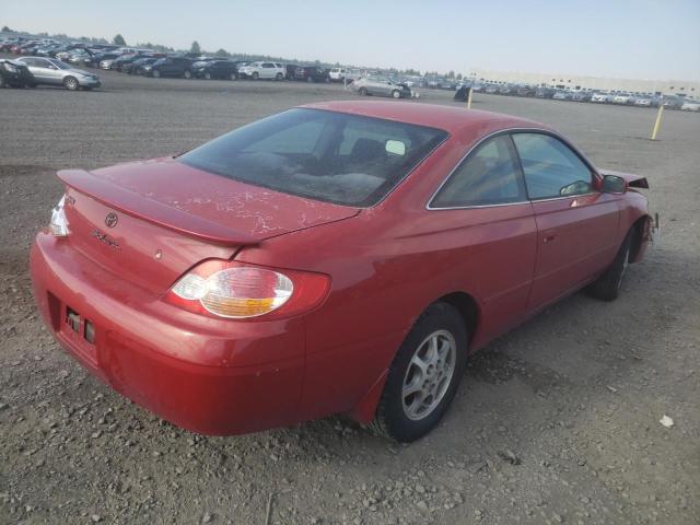 2T1CE22P02C015966 - 2002 TOYOTA CAMRY LE A RED photo 4