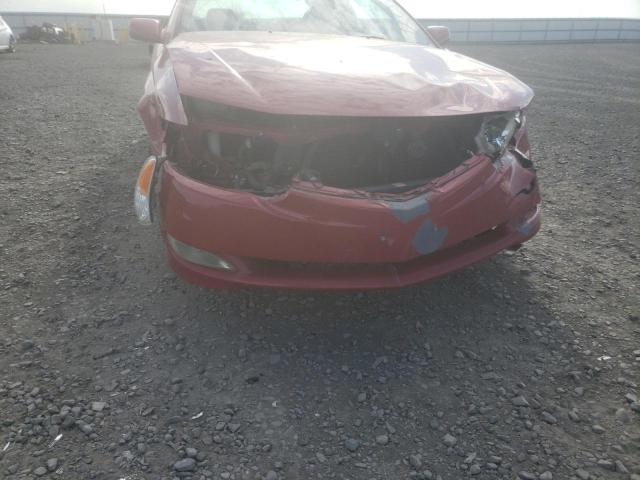 2T1CE22P02C015966 - 2002 TOYOTA CAMRY LE A Qırmızı foto 9