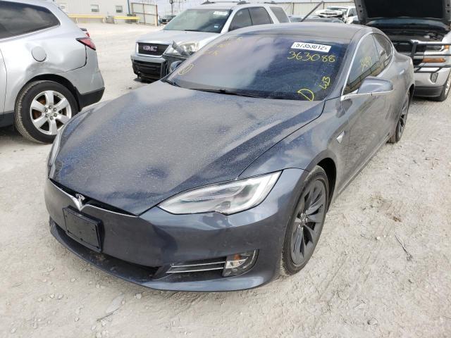 5YJSA1E26LF363088 - 2020 TESLA MODEL S Մոխրագույն լուսանկար 2