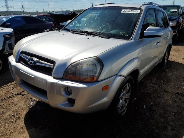 KM8JN12B29U987955 - 2009 HYUNDAI TUCSON SE SILVER photo 2