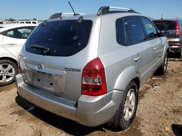 KM8JN12B29U987955 - 2009 HYUNDAI TUCSON SE SILVER photo 4