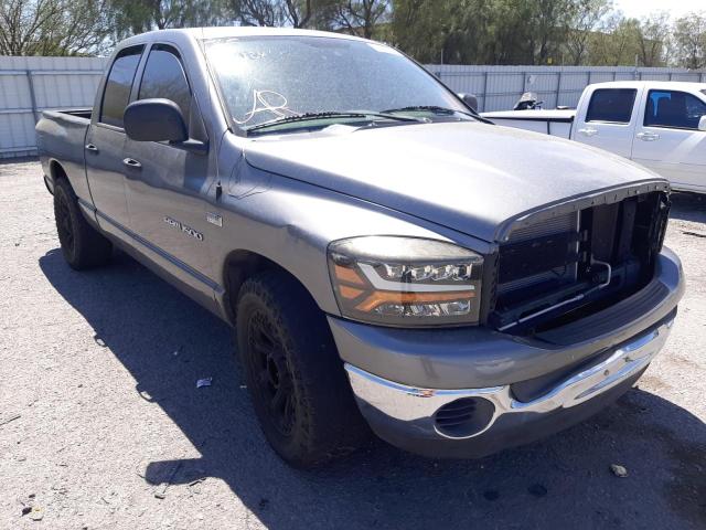 1D7HA18207S151579 - 2007 DODGE RAM 1500 S GRAY photo 1