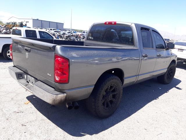 1D7HA18207S151579 - 2007 DODGE RAM 1500 S GRAY photo 4