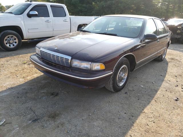 1G1BL52WXTR153735 - 1996 CHEVROLET CAPRICE CL 栗色 照片 2