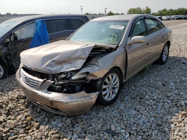 KMHFC46F17A139560 - 2007 HYUNDAI AZERA SE TAN photo 2