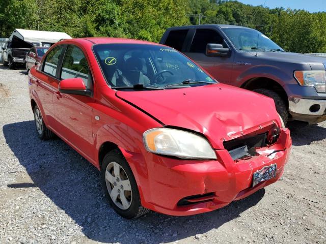 KL1TD566X8B209313 - 2008 CHEVROLET AVEO BASE RED photo 1