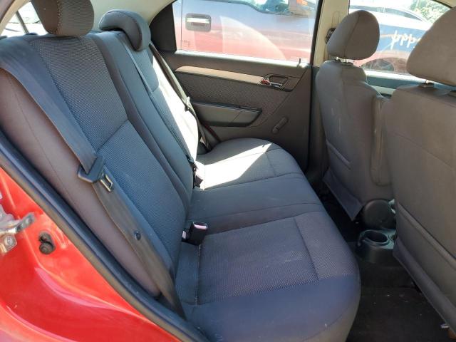 KL1TD566X8B209313 - 2008 CHEVROLET AVEO BASE RED photo 6