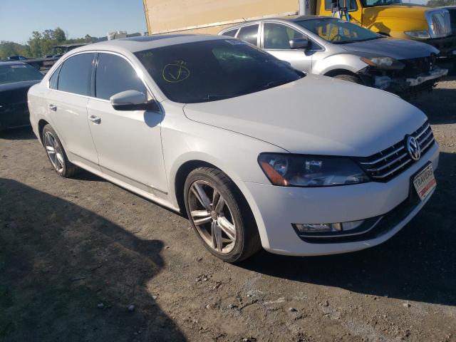 1VWCN7A3XDC047814 - 2013 VOLKSWAGEN PASSAT SEL WHITE photo 1